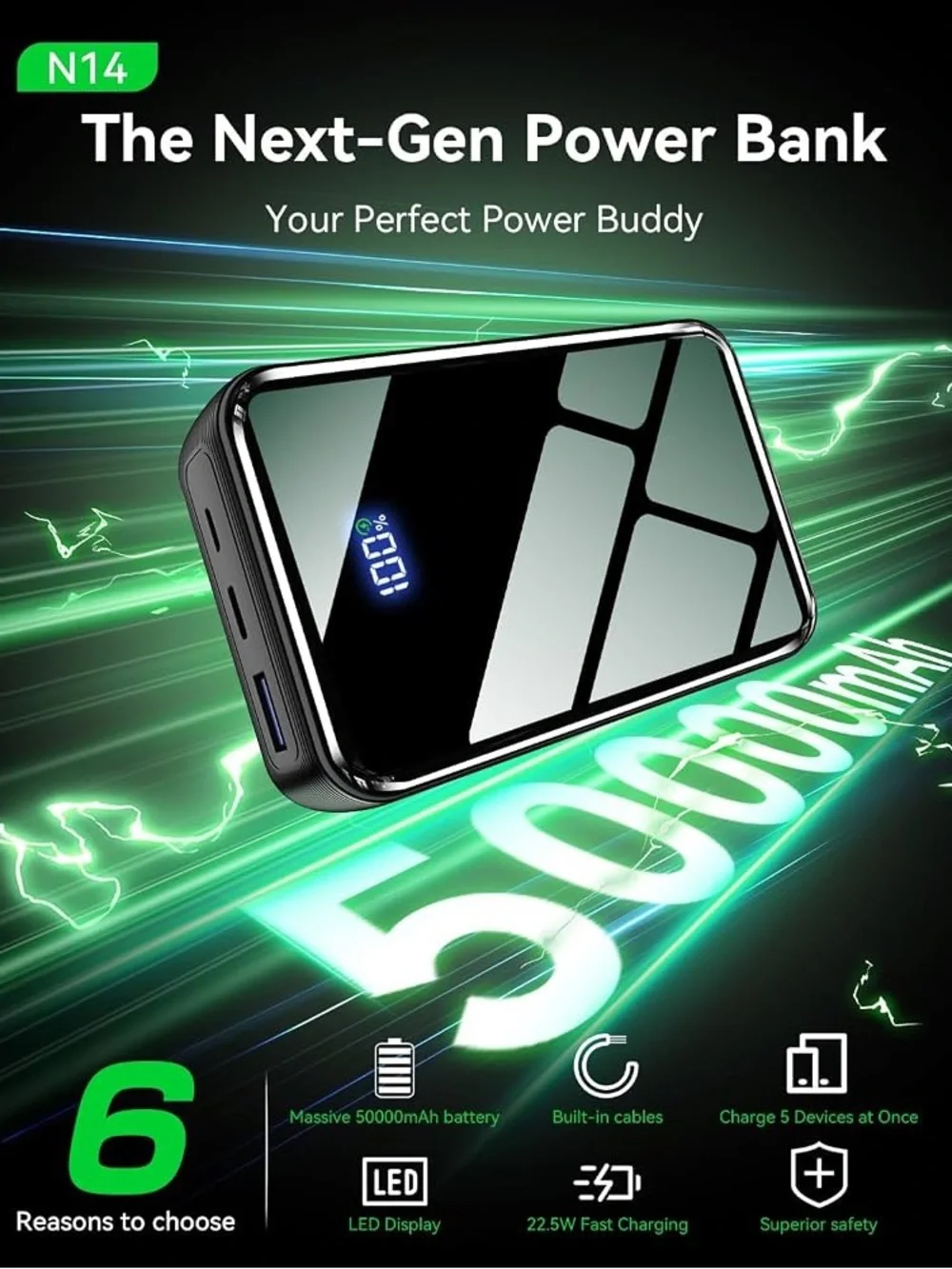 50000mAh Portable Charger